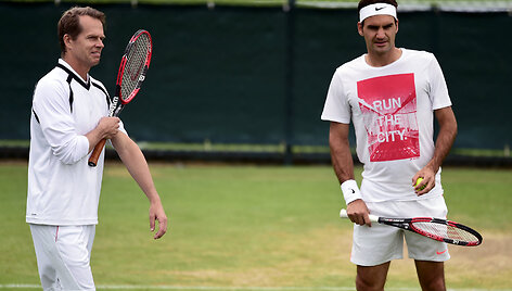 Stefanas Edbergas ir Rogeris Federeris