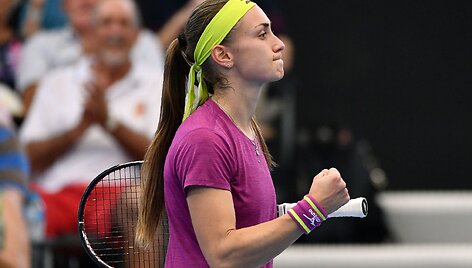 Antra pasaulio raketė Garbine Muguruza nebaigė mačo Brisbene