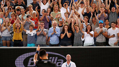 Novakas Džokovičius pasiekė &bdquo;Australian Open&ldquo; a&scaron;tuntfinalį