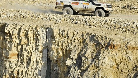 &bdquo;4x4 perimetras&ldquo; bekelės varžybų trasoje