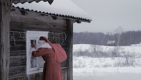 Kalėdų seneliai skuba pas Sužionių vaikus. 2018 m. Kalėdos