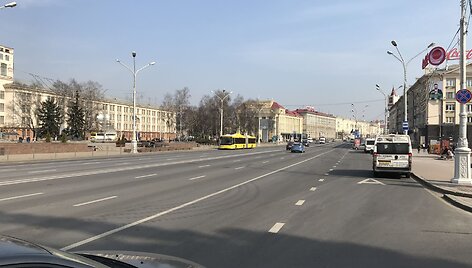 Minskas saulėtą &scaron;e&scaron;tadienį