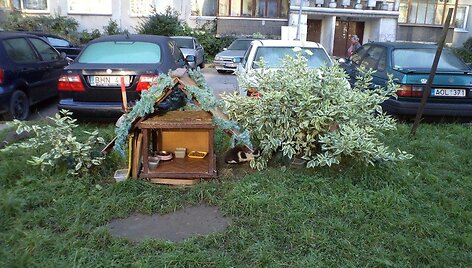 Kačių &scaron;ėrykla &scaron;alia A.P.Kovaliuko g. 19 namo