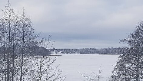 Galuonų ežeras žiemą