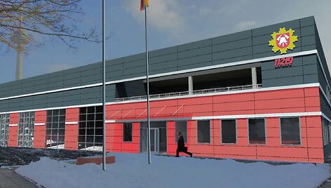 Taip atrodys ugniagesių gelbėtojų stotis Vilniaus R.Jankausko g. po rekonstrukcijos