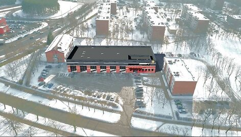 Taip atrodys ugniagesių gelbėtojų stotis Vilniaus R.Jankausko g. po rekonstrukcijos