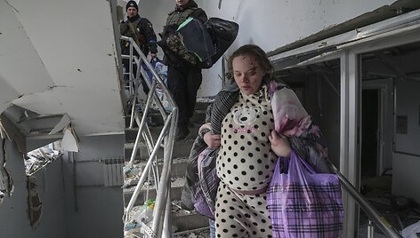 Mariana Vi&scaron;egirskaja per Mariupolio ligoninės evakuaciją