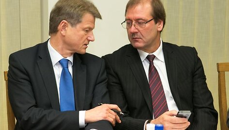 Rolandas Paksas ir Viktoras Uspaskichas