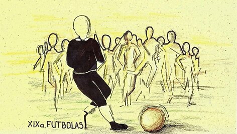 XIX a. &bdquo;putbalas&ldquo; (futbolas) bus žaidžiamas penktadienį Vilniaus Tymo kvartale.