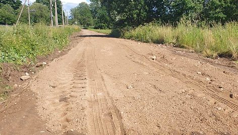 Sunkiai išvažiuojami Nemenčinės seniūnijos keliai