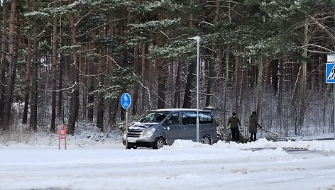 Palanga po audros, sausio 4-osios rytas