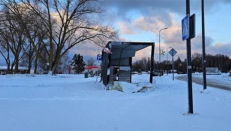 Palanga po audros, sausio 4-osios rytas