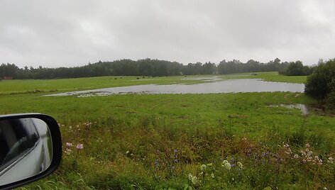 Apsemti laukai Kai&scaron;iadorių rajono Dainių kaime