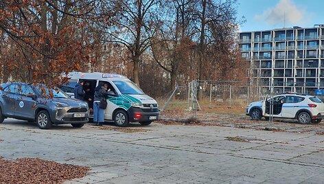 Savaitgalį vandalai niokojo Sporto rūmus