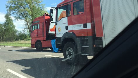 Nelaimė greitkelyje Kaunas-Vilnius