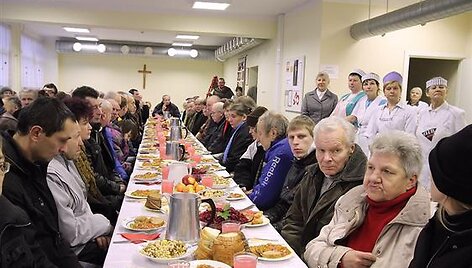 Kūčių vakarienė &bdquo;Sriubos&ldquo; valgykloje