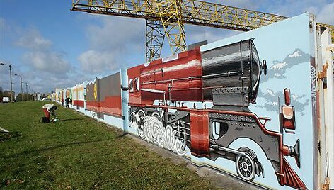 Kaune kuriamas grafitis