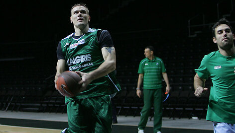 Kauno &bdquo;Žalgirio&ldquo; treniruotė