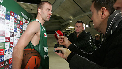 Kauno &bdquo;Žalgirio&ldquo; treniruotė