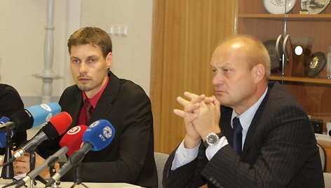 Marius Venskūnas (k.) ir  Alvydas Packevičius