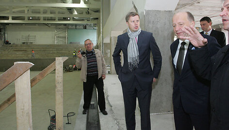 Andrius Kupčinskas ir Andrius Kubilius &bdquo;Girstučio&ldquo; rūmuose