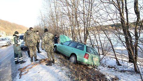 Avarija Panerių gatvėje Kaune