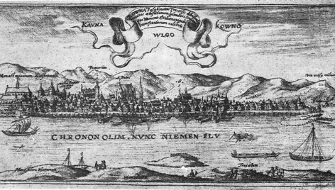 Tomas Makovskis. Kauno miesto panorama (XVII a. pr.).