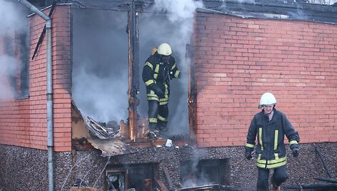 Gaisras V.Krėvės prospekte, Kaune