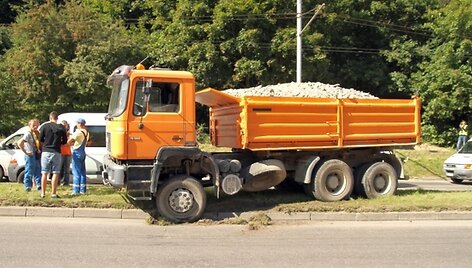 Avarija Tunelio gatvėje Kaune