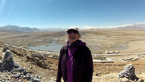 Edita ir tolumoje &scaron;vytintis Everestas