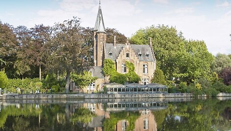 Meilės ežeras Briugėje, Belgijoje