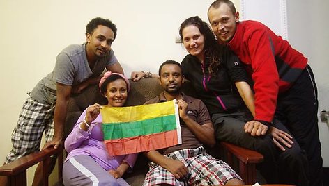 Svečiuose pas etiopų šeimyną