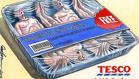 Lietuvius įžeidžianti karikatūra