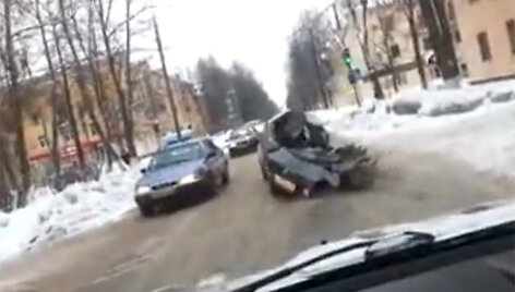 Sudaužytas automobilis