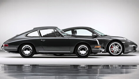 Pirmosios kartos ir naujausias &bdquo;Porsche 911&ldquo; automobiliai