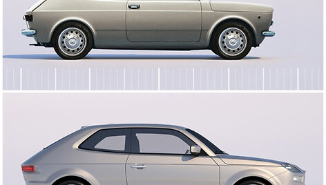 &bdquo;Fiat 127&ldquo; maketas