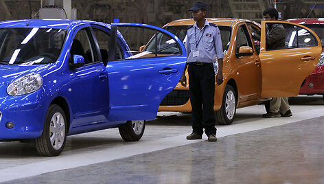 &bdquo;Renault-Nissan&ldquo; surinkimo fabrikas Indijoje; &bdquo;Micra&ldquo; gamybos linija