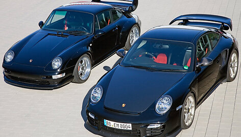 &bdquo;Porsche 911 GT2&ldquo; (993) ir &bdquo;Porsche 911 GT2 RS&ldquo; (997)