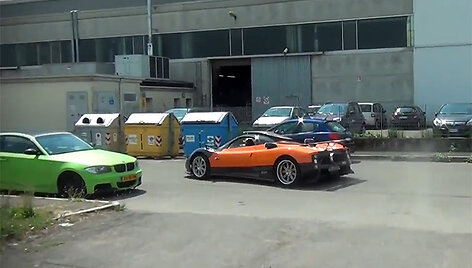 Testuojamas &bdquo;Pagani Zonda 760 Nonno&ldquo; automobilis