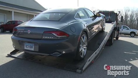 „Fisker Karma“ neišlaikė testo