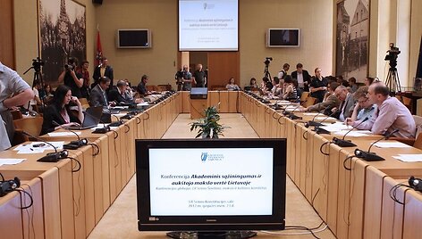 Konferencija &bdquo;Akademinis sąžiningumas ir auk&scaron;tojo mokslo vertė Lietuvoje&ldquo;