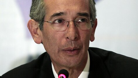 Gvatemalos prezidentas Alvaro Colomas