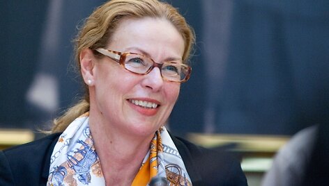 Swedbank Baltijos &scaron;alių bankininkystės vadovė Birgitte Bonnesen