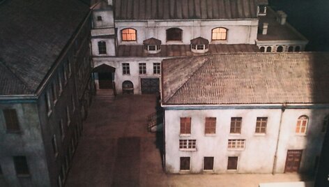 Buvusios Vilniaus Didžiosios sinagogos maketas.