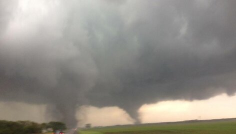 Nebraskos valstijos &scaron;iaurėje praūžė audra su tornadais