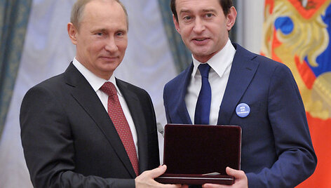 Владимир Путин и Константин Хабенский