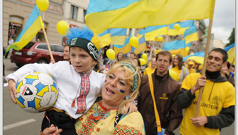 Ukraina laukia dar vienos šventės - šįkart Donecke.