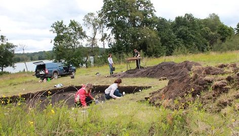 Prie Tauragnų ežero dirba jungtinė KIlaipėdos ir Getingeno universiteto archeologų grupė