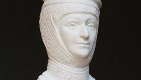 Barbora Radvilatė. Skulptoriaus S.Kuzmos sukurtas portretas