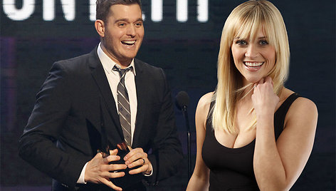 Michael Buble ir Reese Witherspoon